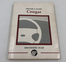 2000 Mercury Cougar Owners Manual Handbook OEM D03B10069 - $13.49