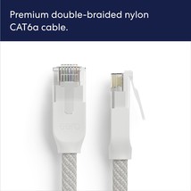 CAT6a Ethernet cable Supports 10 gigabit speeds 3 foot 1 pack Arctic White - £17.49 GBP