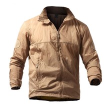 Summer Quick Dry  Skin Jacket Men  Waterproof Hooded Raincoat Thin Windbreaker s - £69.60 GBP