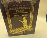 THE ADVENTURES OF HUCKLEBERRY FINN - Mark Twain, Leather Easton Press Se... - $42.56