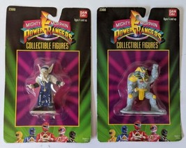 2 Bandai MIGHTY MORPHIN POWER RANGERS 2300 3&quot; Action Figures - Evil Spac... - $15.00