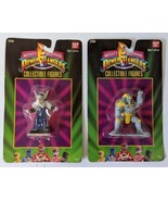2 Bandai MIGHTY MORPHIN POWER RANGERS 2300 3&quot; Action Figures - Evil Spac... - £12.05 GBP