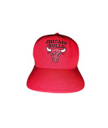 Vintage Chicago Bulls Hat Red Cap Snapback 90s AJD One Size Made In USA  - $40.02 CAD
