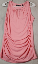 7th Avenue New York &amp; Company Tank Blouse Womens Small Pink Polyester Sleeveless - £12.62 GBP