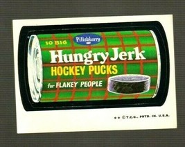 1974 Wacky Packages Original 5th Series *HUNGRY JERK PUCKS* Sticker Card. - $5.89