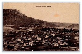 Birds Eye View South Bend WA Washington DB Postcard G19 - £7.89 GBP