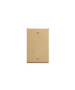 UNC Group WP-BLANK-IVY BLANK WALL PLATE, SINGLE GANG, IVORY - $406.27 MXN