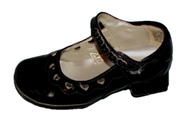 girl's CIRCO black PATENT LEATHER SHOES size 7 1/2 (J) - $5.40