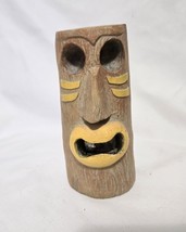 Vintage Heavy TIKI HEAD Figurine Open Mouth Bottle Opener Rare - $18.80