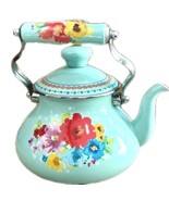 Pioneer Woman ~ BREEZY BLOSSOM ~ 1.9-Quart Tea Kettle ~ Enamel on Steel ... - $1,378.14 MXN