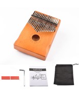 AFRICAN KALIMBA PORTABLE PIANO 17 Tones Handmade in Pine wood/metal  KIT... - $45.00
