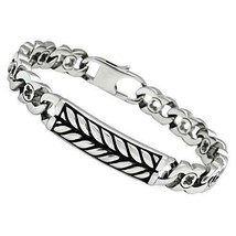 TK438 - High polished (no plating) Stainless Steel Bracelet with No Ston... - $19.75