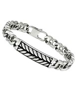 TK438 - High polished (no plating) Stainless Steel Bracelet with No Ston... - £15.72 GBP
