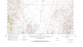 Mc Coy Quadrangle, Nevada 1961 Topo Map USGS 15 Minute Topographic - $21.99