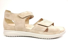 Hartjes 112032 Beige Suede Velour Breeze 2 Romer Sandals Size 42 US 11-11.5 - $125.00