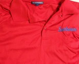 Sun Beam Employee T Shirt Uniform L Red Work wear DW1 - £5.53 GBP