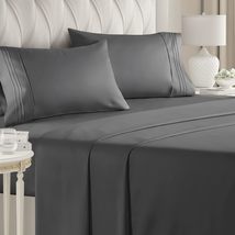 Full Size 4 Piece Sheet Set - Comfy Breathable & Cooling Sheets - £38.31 GBP