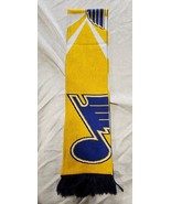 Reebok NHL St. Louis Blues Reversible Jersey Knit Scarf W/ Fringe Hockey... - $19.27