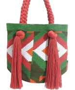 Handmade Wayuu Crochet Tote Bag, Woven Mochila, Colombian Tribal Bag, Be... - $1,782.66 MXN