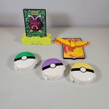 Pokemon Toy Pokeball Launchers Froakie Charizard Chespin, Venonat, Moltres - £10.34 GBP