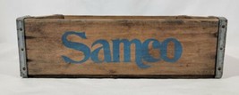 Vintage Wooden Samco Wooden Crate Parkersburg WV - £33.19 GBP