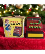 Rare Vintage Tin Toy Mechanical Register Japan Asahi Toy 1960s Working C... - $198.94 CAD