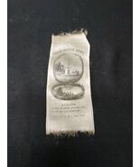 Mid 1800s Massachusetts Temperance Union Cold Water Army Ribbon RARE - $728.81 MXN