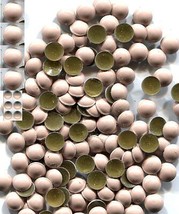 Pearl Domes Nailheads 4mm Hot fix SALMON  144 Pc  1 gross - £4.47 GBP