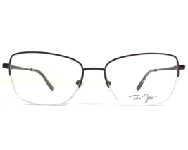 Marchon Eyeglasses Frames TRES JOLIE 190 505 Purple Cat Eye Half Rim 54-17-140 - £37.20 GBP