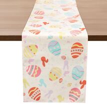 Watercolour Linen Easter Table Runner Spring Holiday Decor 13x72 Inch - $53.22 MXN Watercolour Linen Easter Table Runner Spring Holiday Decor 13x72 Inch - $53.22 MXN