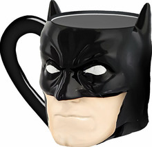 Batman 14273 Head Bust 3D Sculpted Ceramic Coffee Mug Tea Cup 16 oz - £23.74 GBP