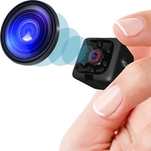 Hidden Mini Spy Camera 1080P - Small Hd Nanny Cam With Night Vision, In Battery. - £31.12 GBP