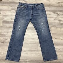 Ariat M4 Boot Cut Jeans Mens 40x34 Relaxed Low Rise Coltrane Durango Denim - $51.45 CAD