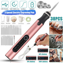 Cordless Electric Engraving Pen Rotary Tool Kit Variable Speed W/ 35 Acc... - $41.79