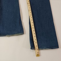 True Religion Billy Womens Blue Cotton Denim Distressed Bootcut Jeans Size 31×33 image 7