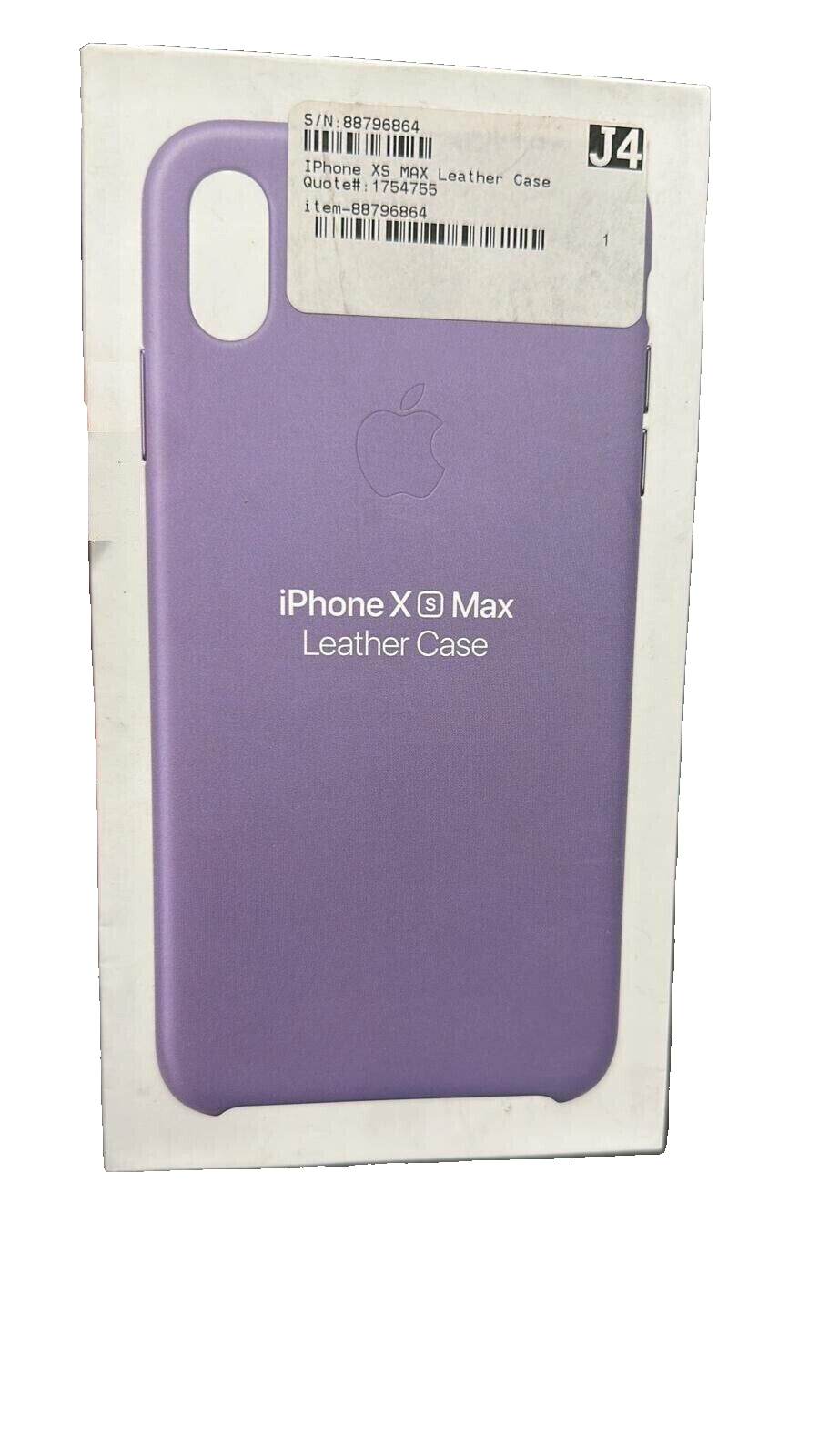 Primary image for Genuine Apple iPhone XS Max Leather Case MVH02ZM/A - Lilac Purple