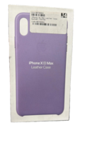 Genuine Apple iPhone XS Max Leather Case MVH02ZM/A - Lilac Purple - $15.88