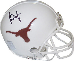 Vince Young signed Texas Longhorns Riddell Mini Helmet #10 - $84.95