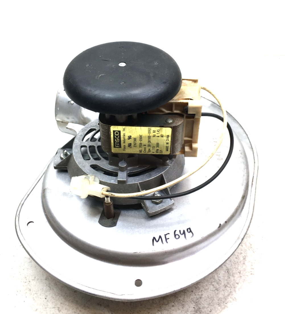 FASCO 7158-0164E Draft Inducer Blower Motor 7058-0280 115V 3000 RPM used... - $69.00