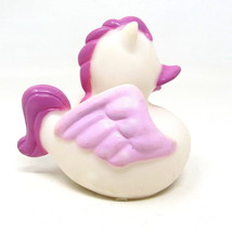 Pegasus Rubber Duck 2&quot; Lavender White Wings Horse Squirter US Seller - £6.71 GBP