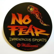 No Fear Dangerous Sports Pinball COASTER Original NOS Plastic 1995 - £11.23 GBP