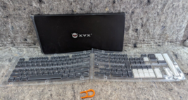 New XVX Low Profile Keycaps 144 Black/White; With Tool - $17.99