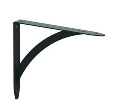 10&quot; Black Decorative Elegant Shelf Countertop Steel Single Bracket 50lb Capacity - £9.39 GBP