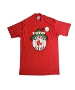 Vintage Trench 1988 Boston Red Sox Shirt Red Size Small - £23.23 GBP