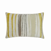 Pigment Puddle - Yellow Jacquard Lumbar Pillow Cover - £20.15 GBP+
