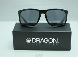 Dragon Melee Sunglasses Shiny Black Smoke Lens 40722-001 - £49.34 GBP