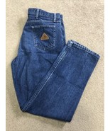Bulwark FR Flame Resistant Men&#39;s Jeans Size 38x34 Blue Denim  Uniform Di... - £15.56 GBP
