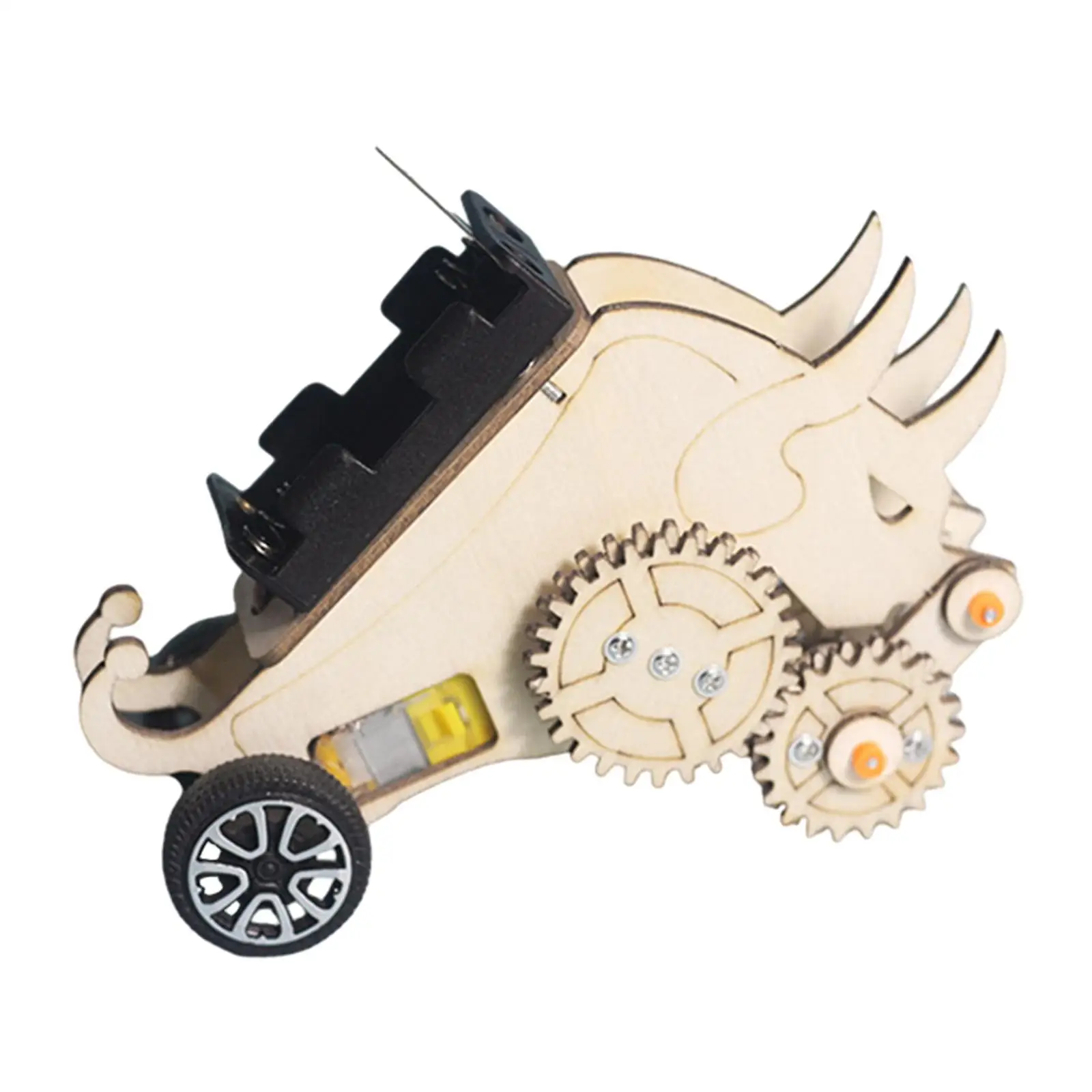 Gear Car Toy Innovation Science and Technology Education DIY Craft Assembly  - £10.79 GBP