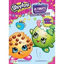 Shopkins Ultimate Coloring &amp; Activity Book Includes Stickers &amp; 2 Posters - £5.46 GBP