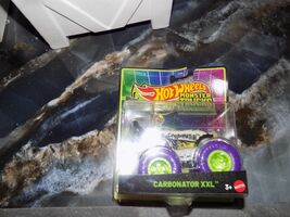 SPIN MASTER 2024 Hot Wheels Monster Trucks GLOW IN THE DARK CARBONATOR X... - $40.50
